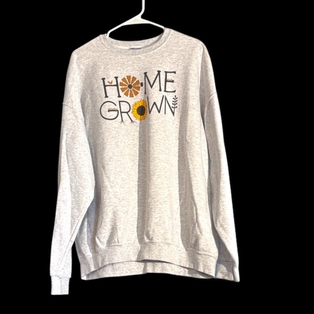 Jerzees NuBlend Light Gray Sweatshirt